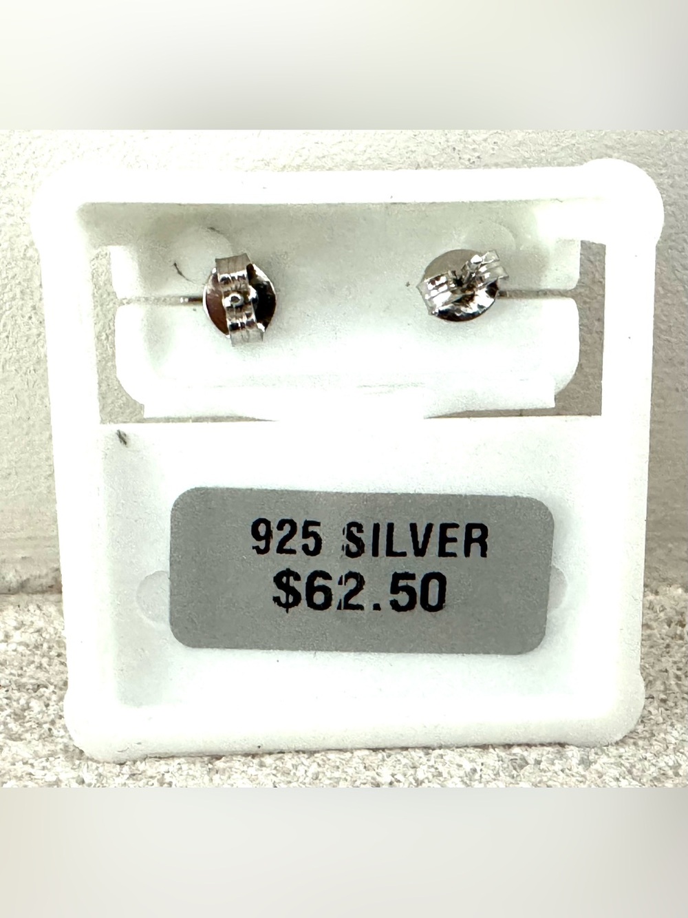 Sterling Silver 925 CZ Milgrain Halo Stud Earrings Vintage Style - Picture 6 of 7